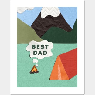 Camping With Dad Posters and Art